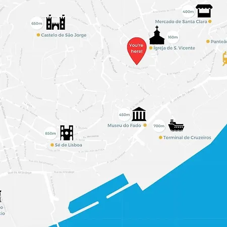 Sao Vicente Heart Of Alfama Appartamento *
